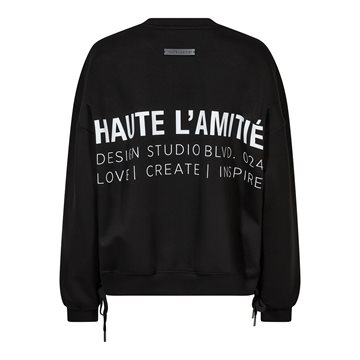 Haute L\' Amitié - New Studio Tie Sweat - Black